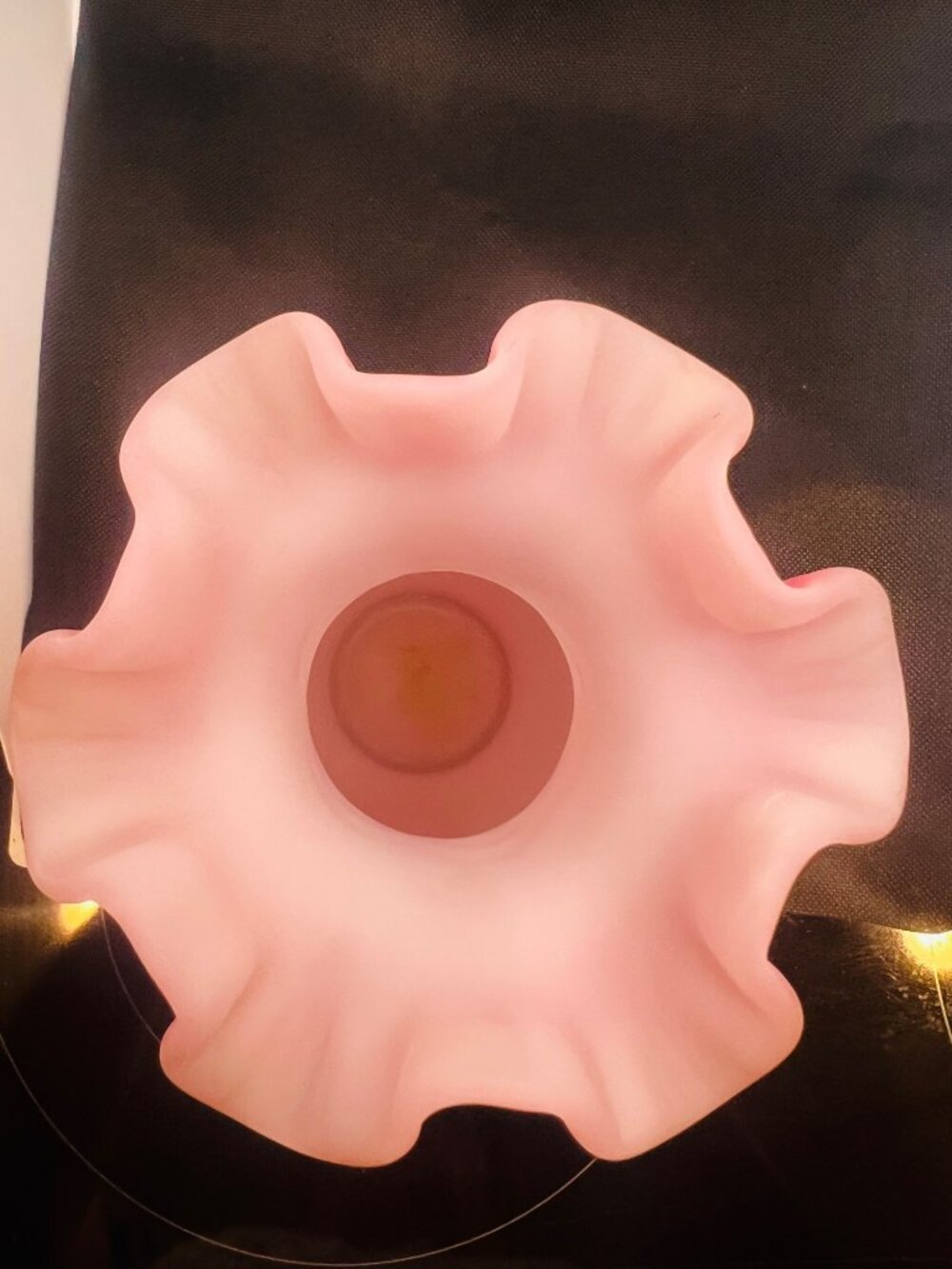 Fenton Rose Pink Drapery Vase Drape Pattern READ - Picture 9 of 15